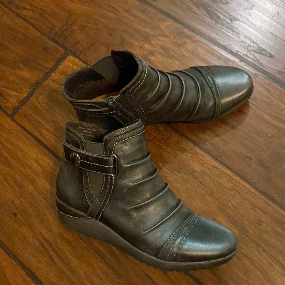 Biza Briana “Steel” Gray Booties Women’s Size EU 40 US 9